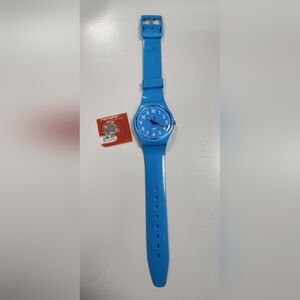 Blue Swatch Watch